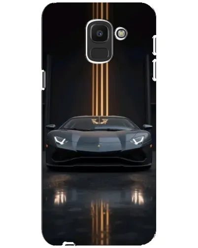 Чехол для Samsung Galaxy J6 2018 (J600F) с картинкой «Lamborghini золотые линии» Чехол для Samsung Galaxy J6 2018 (J600F) с картинкой «Lamborghini золотые линии»