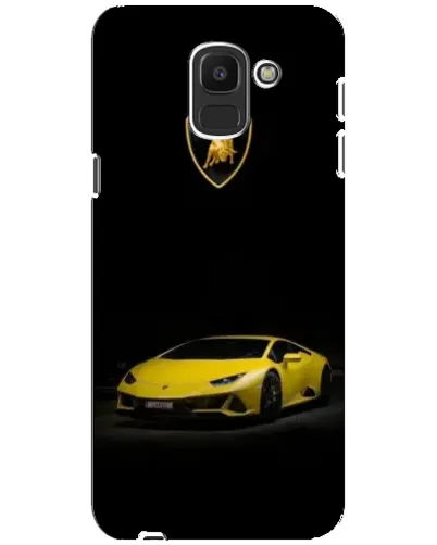 Чехол для Samsung Galaxy J6 2018 (J600F) с картинкой «Lamborghini желтый акцент» Чехол для Samsung Galaxy J6 2018 (J600F) с картинкой «Lamborghini желтый акцент»