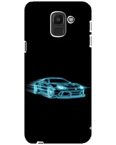 Чехол для Samsung Galaxy J6 2018 (J600F) с картинкой «Неоновый контур Lamborghini» Чехол для Samsung Galaxy J6 2018 (J600F) с картинкой «Неоновый контур Lamborghini»