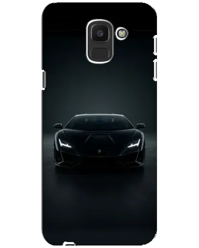 Чехол для Samsung Galaxy J6 2018 (J600F) с картинкой «Черный Lamborghini Aventador» Чехол для Samsung Galaxy J6 2018 (J600F) с картинкой «Черный Lamborghini Aventador»