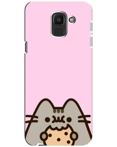 Чохол для Samsung Galaxy J6 2018 (J600F) з картинкою «Pusheen та печиво» Чохол для Samsung Galaxy J6 2018 (J600F) з картинкою «Pusheen та печиво»