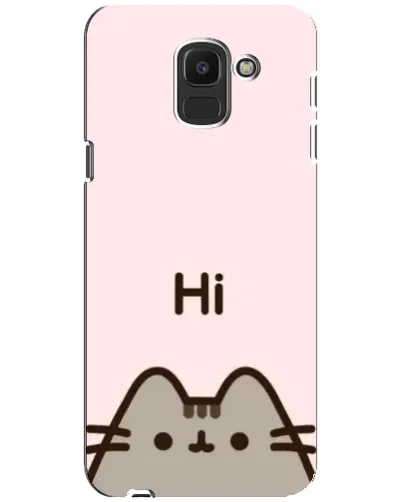 Чохол для Samsung Galaxy J6 2018 (J600F) з картинкою «Пушин каже Hi» Чохол для Samsung Galaxy J6 2018 (J600F) з картинкою «Пушин каже Hi»
