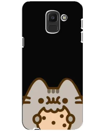Чохол для Samsung Galaxy J6 2018 (J600F) з картинкою «Пушин на чорному» Чохол для Samsung Galaxy J6 2018 (J600F) з картинкою «Пушин на чорному»