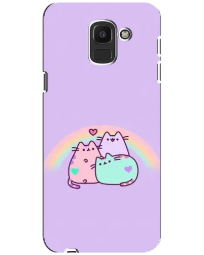 Чохол для Samsung Galaxy J6 2018 (J600F) з картинкою «Веселкові Пушини» Чохол для Samsung Galaxy J6 2018 (J600F) з картинкою «Веселкові Пушини»