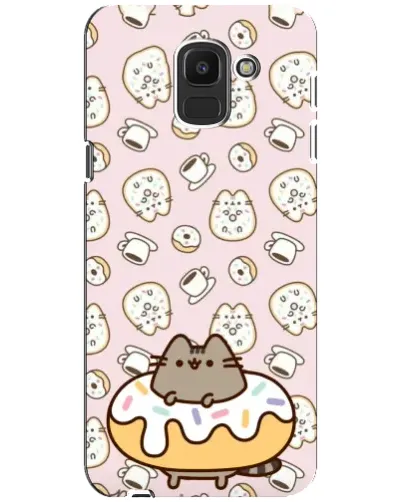 Чохол для Samsung Galaxy J6 2018 (J600F) з картинкою «Пушин на пончику» Чохол для Samsung Galaxy J6 2018 (J600F) з картинкою «Пушин на пончику»