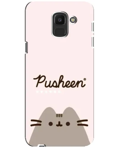 Чохол для Samsung Galaxy J6 2018 (J600F) з картинкою «Pusheen логотип» Чохол для Samsung Galaxy J6 2018 (J600F) з картинкою «Pusheen логотип»