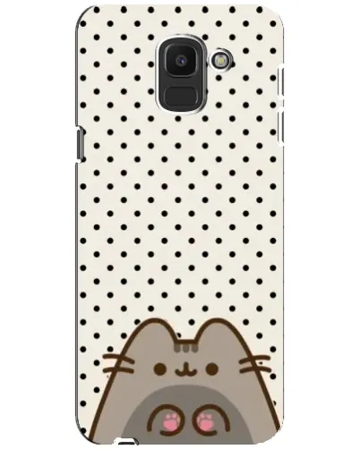 Чехол для Samsung Galaxy J6 2018 (J600F) с картинкой «Пушин в горошек»