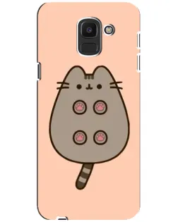 Чохол для Samsung Galaxy J6 2018 (J600F) з картинкою «Пушин пузиком догори»