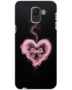 Чохол для Samsung Galaxy J6 2018 (J600F) з картинкою «Димчасте серце»