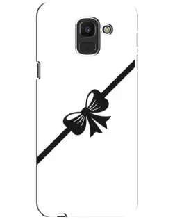 Чохол для Samsung Galaxy J6 2018 (J600F) з картинкою «Діагональний бант»