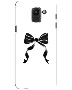 Чохол для Samsung Galaxy J6 2018 (J600F) з картинкою «Класичний бант»