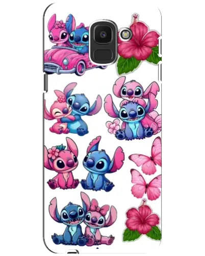 Чохол для Samsung Galaxy J6 2018 (J600F) з картинкою «Стікери Stitch та Angel» Чохол для Samsung Galaxy J6 2018 (J600F) з картинкою «Стікери Stitch та Angel»