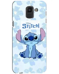 Чохол для Samsung Galaxy J6 2018 (J600F) з картинкою «Stitch серед квітів» Чохол для Samsung Galaxy J6 2018 (J600F) з картинкою «Stitch серед квітів»