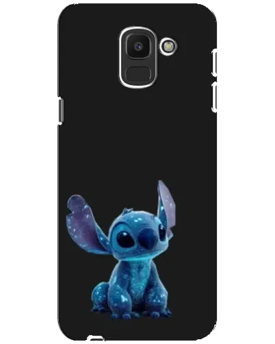 Чохол для Samsung Galaxy J6 2018 (J600F) з картинкою «Стіч на чорному»