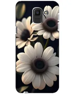 Чохол для Samsung Galaxy J6 2018 (J600F) з картинкою «Білі маргаритки макро» Чохол для Samsung Galaxy J6 2018 (J600F) з картинкою «Білі маргаритки макро»