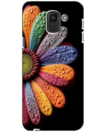 Чохол для Samsung Galaxy J6 2018 (J600F) з картинкою «Райдужна квітка» Чохол для Samsung Galaxy J6 2018 (J600F) з картинкою «Райдужна квітка»