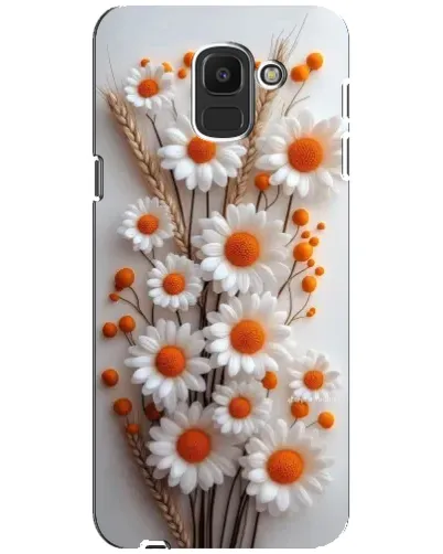 Чохол для Samsung Galaxy J6 2018 (J600F) з картинкою «Білі сухоцвіти» Чохол для Samsung Galaxy J6 2018 (J600F) з картинкою «Білі сухоцвіти»