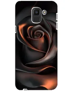 Чохол для Samsung Galaxy J6 2018 (J600F) з картинкою «Шовкова чорна троянда» Чохол для Samsung Galaxy J6 2018 (J600F) з картинкою «Шовкова чорна троянда»