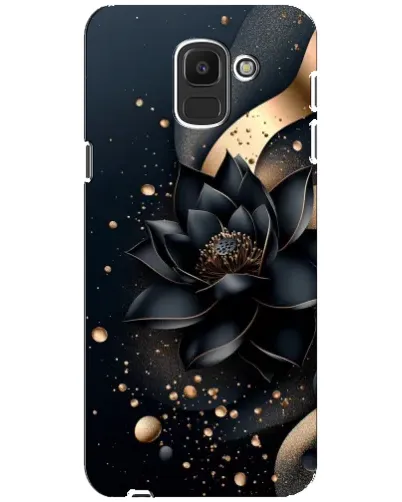 Чохол для Samsung Galaxy J6 2018 (J600F) з картинкою «Чорний лотос» Чохол для Samsung Galaxy J6 2018 (J600F) з картинкою «Чорний лотос»