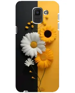Чохол для Samsung Galaxy J6 2018 (J600F) з картинкою «Соняшник та ромашка» Чохол для Samsung Galaxy J6 2018 (J600F) з картинкою «Соняшник та ромашка»