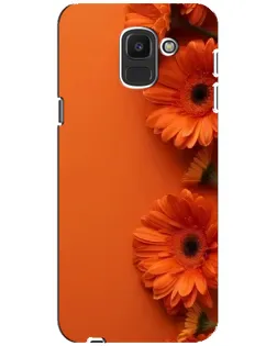 Чохол для Samsung Galaxy J6 2018 (J600F) з картинкою «Помаранчеві гербери» Чохол для Samsung Galaxy J6 2018 (J600F) з картинкою «Помаранчеві гербери»