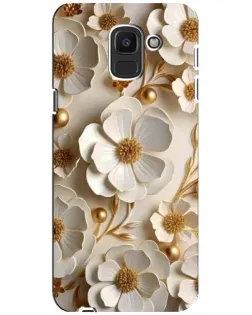 Чохол для Samsung Galaxy J6 2018 (J600F) з картинкою «Білі паперові квіти» Чохол для Samsung Galaxy J6 2018 (J600F) з картинкою «Білі паперові квіти»