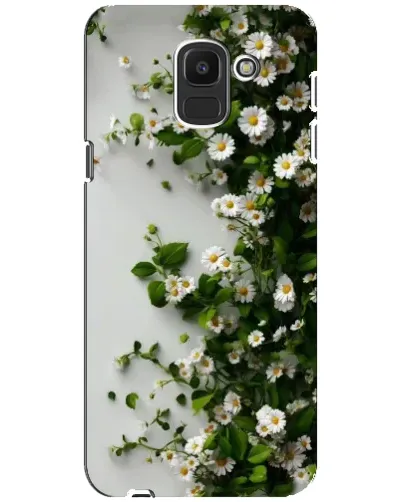 Чохол для Samsung Galaxy J6 2018 (J600F) з картинкою «Гілка дрібних білих квітів» Чохол для Samsung Galaxy J6 2018 (J600F) з картинкою «Гілка дрібних білих квітів»