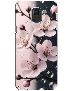 Чохол для Samsung Galaxy J6 2018 (J600F) з картинкою «Ніжня сакура та краплі» Чохол для Samsung Galaxy J6 2018 (J600F) з картинкою «Ніжня сакура та краплі»