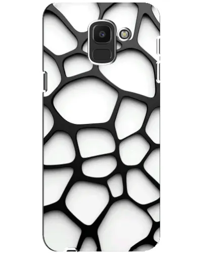 Чохол для Samsung Galaxy J6 2018 (J600F) з картинкою «Біла об'ємна сітка» Чохол для Samsung Galaxy J6 2018 (J600F) з картинкою «Біла об'ємна сітка»