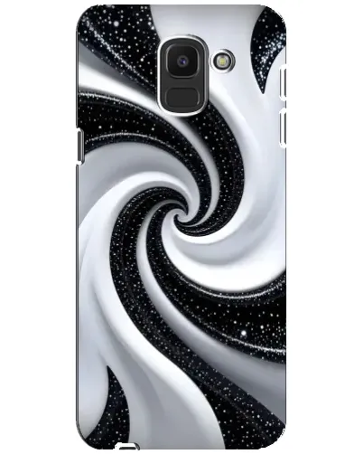Чохол для Samsung Galaxy J6 2018 (J600F) з картинкою «Чорно-біла спіраль» Чохол для Samsung Galaxy J6 2018 (J600F) з картинкою «Чорно-біла спіраль»