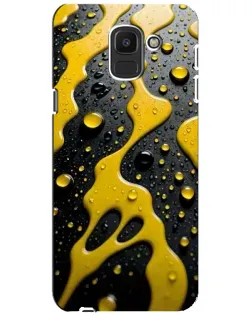 Чохол для Samsung Galaxy J6 2018 (J600F) з картинкою «Рідке жовте золото»