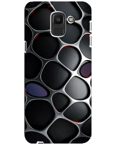 Чохол для Samsung Galaxy J6 2018 (J600F) з картинкою «Об'ємна темна решітка» Чохол для Samsung Galaxy J6 2018 (J600F) з картинкою «Об'ємна темна решітка»