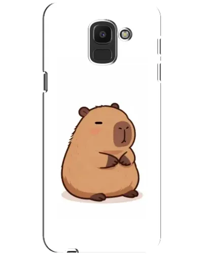 Чехол для Samsung Galaxy J6 2018 (J600F) с картинкой «Толстенькая капибара»