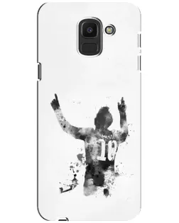 Чохол для Samsung Galaxy J6 2018 (J600F) з картинкою «Messi ART»