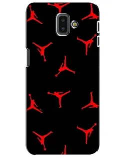 Чехол для Samsung Galaxy J6 Plus 2018 (J610) с картинкой «Jordan Red Pattern» Чехол для Samsung Galaxy J6 Plus 2018 (J610) с картинкой «Jordan Red Pattern»