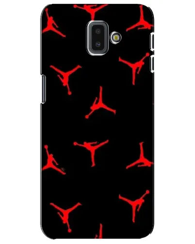 Чехол для Samsung Galaxy J6 Plus 2018 (J610) с картинкой «Jordan Red Pattern» Чехол для Samsung Galaxy J6 Plus 2018 (J610) с картинкой «Jordan Red Pattern»