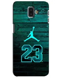 Чехол для Samsung Galaxy J6 Plus 2018 (J610) с картинкой «Jordan Cyan 23» Чехол для Samsung Galaxy J6 Plus 2018 (J610) с картинкой «Jordan Cyan 23»