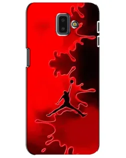 Чехол для Samsung Galaxy J6 Plus 2018 (J610) с картинкой «Jordan Red Smoke» Чехол для Samsung Galaxy J6 Plus 2018 (J610) с картинкой «Jordan Red Smoke»