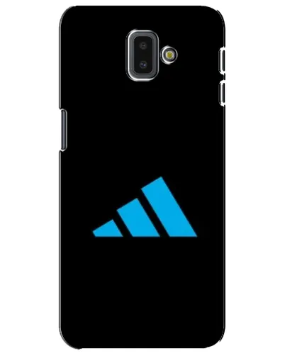 Чехол для Samsung Galaxy J6 Plus 2018 (J610) с картинкой «Adidas Cyan Logo»