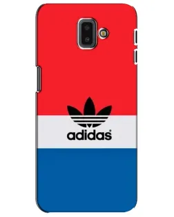 Чехол для Samsung Galaxy J6 Plus 2018 (J610) с картинкой «Ретро блоки Adidas»