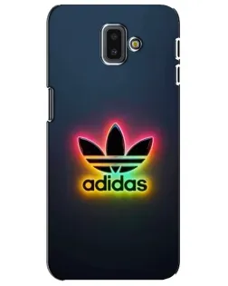 Чехол для Samsung Galaxy J6 Plus 2018 (J610) с картинкой «Неоновый Adidas»