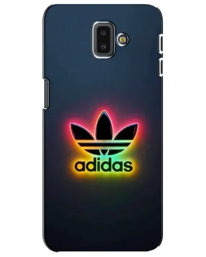 Чехол для Samsung Galaxy J6 Plus 2018 (J610) с картинкой «Неоновый Adidas»
