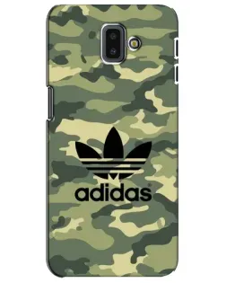 Чехол для Samsung Galaxy J6 Plus 2018 (J610) с картинкой «Милитари стиль Adidas»