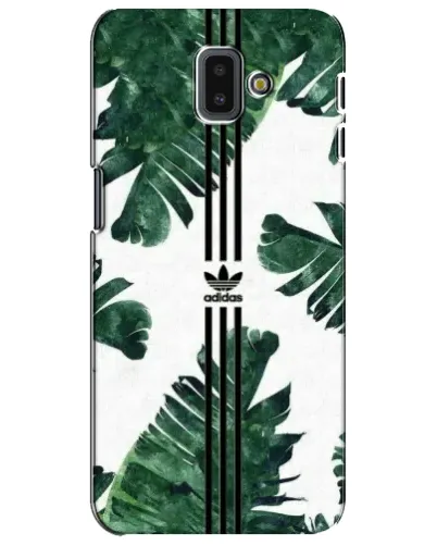 Чехол для Samsung Galaxy J6 Plus 2018 (J610) с картинкой «Пальмовые листья адидас»