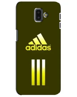 Чехол для Samsung Galaxy J6 Plus 2018 (J610) с картинкой «Оливковый градиент Adidas»