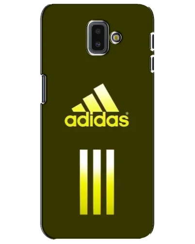 Чехол для Samsung Galaxy J6 Plus 2018 (J610) с картинкой «Оливковый градиент Adidas»