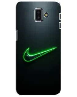 Чохол для Samsung Galaxy J6 Plus 2018 (J610) з картинкою «Неоновий контур Nike»