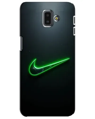Чехол для Samsung Galaxy J6 Plus 2018 (J610) с картинкой «Неоновый контур Nike»