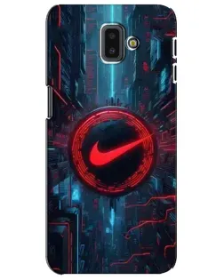 Чехол для Samsung Galaxy J6 Plus 2018 (J610) с картинкой «Техногенный стиль Nike»