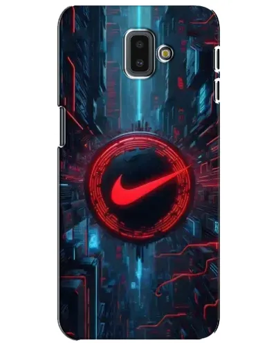 Чехол для Samsung Galaxy J6 Plus 2018 (J610) с картинкой «Техногенный стиль Nike»